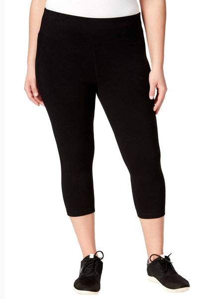 Ideology PLUS Black Slimming Active Capri Legging