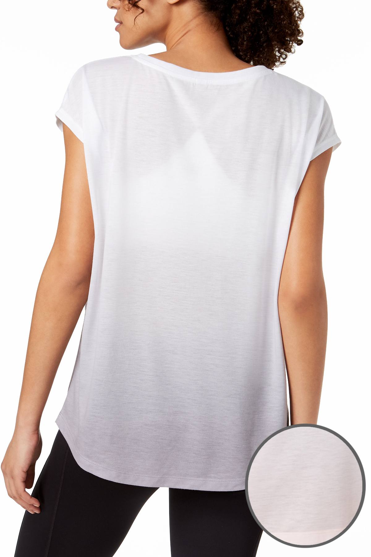 Ideology Pure-Pink Dip-Dyed T-Shirt