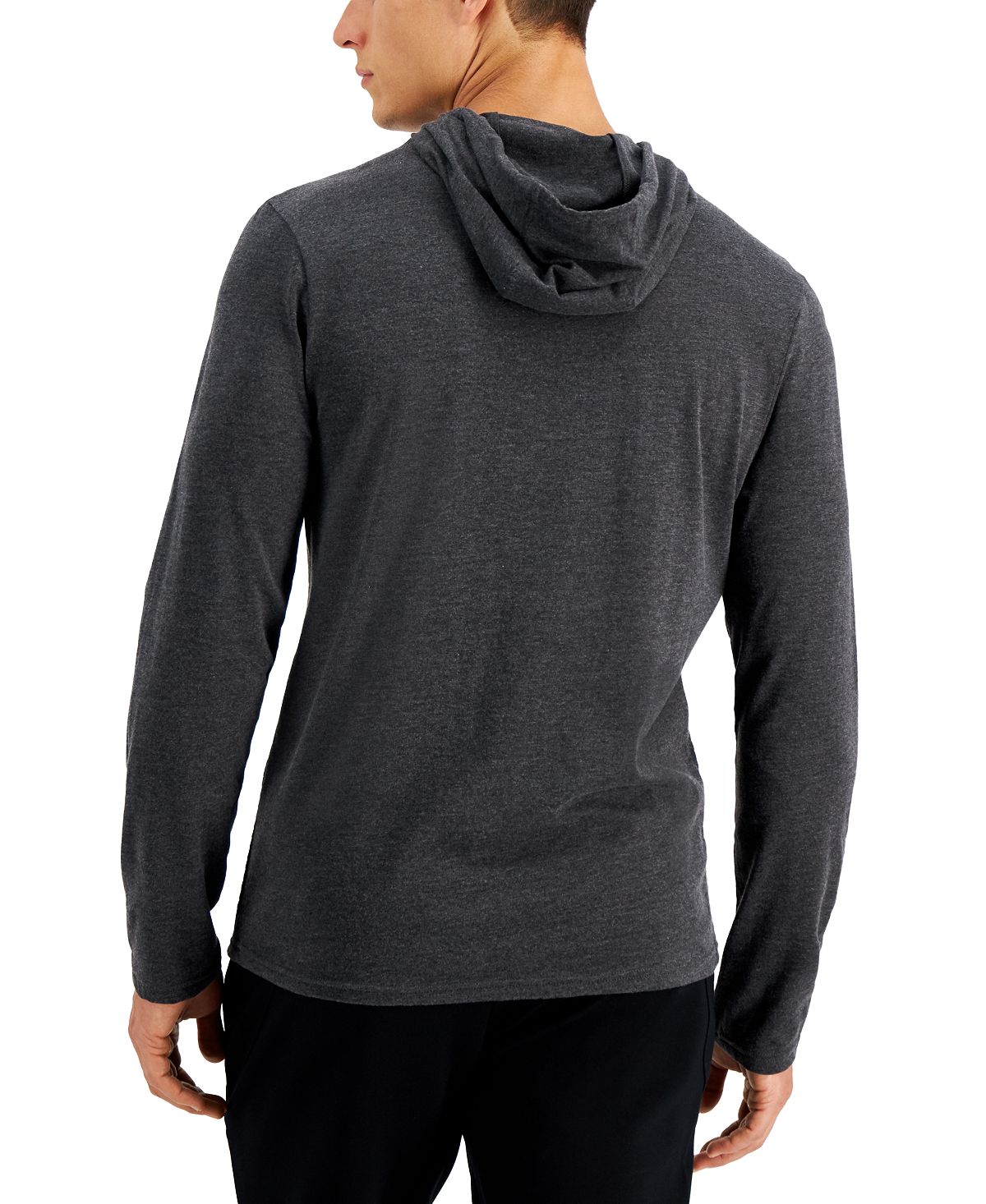 Inc International Concepts Changed Hoodie Hthr Onyx