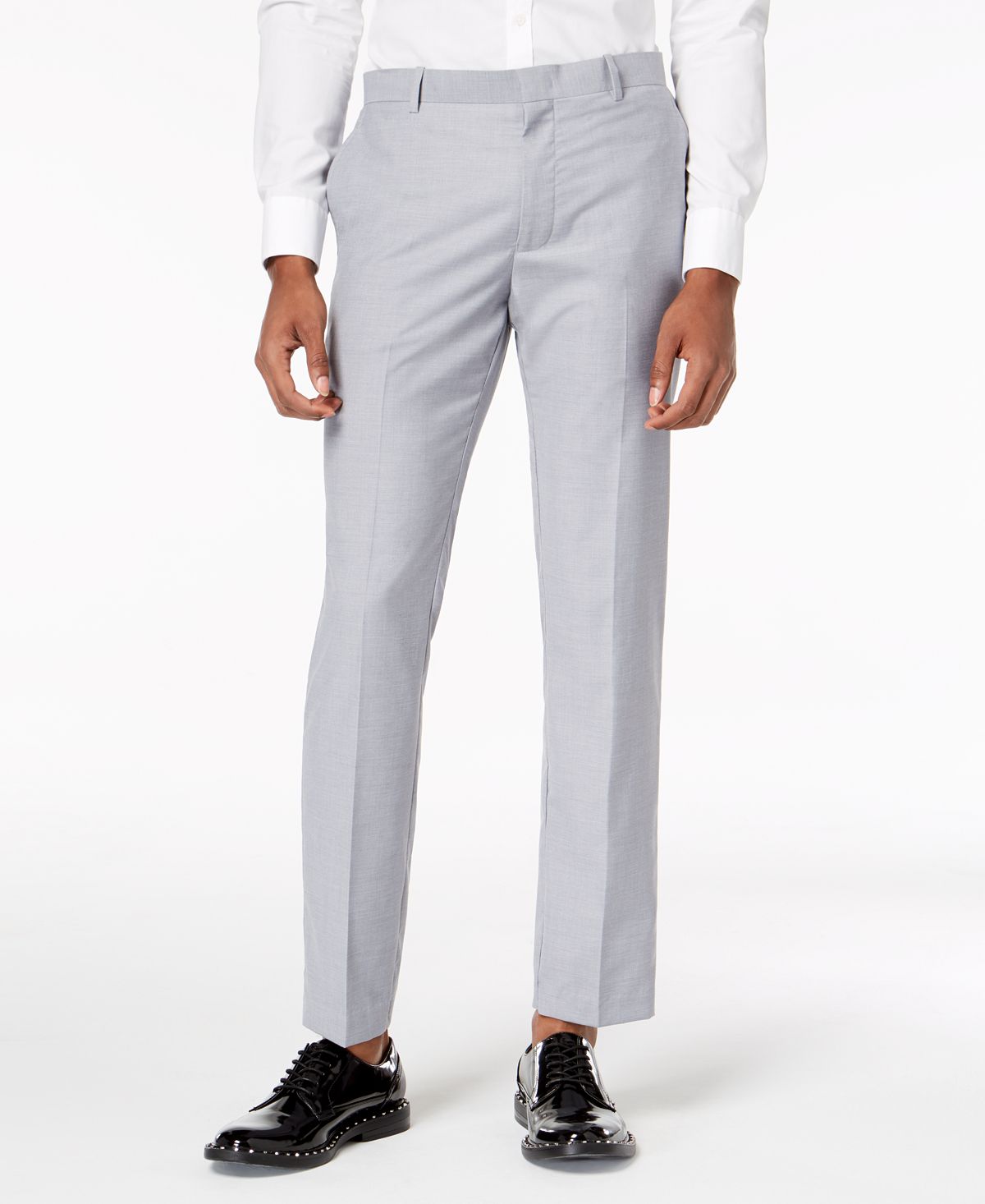 Inc International Concepts Inc Slim-fit Gray Suit Pants Grey