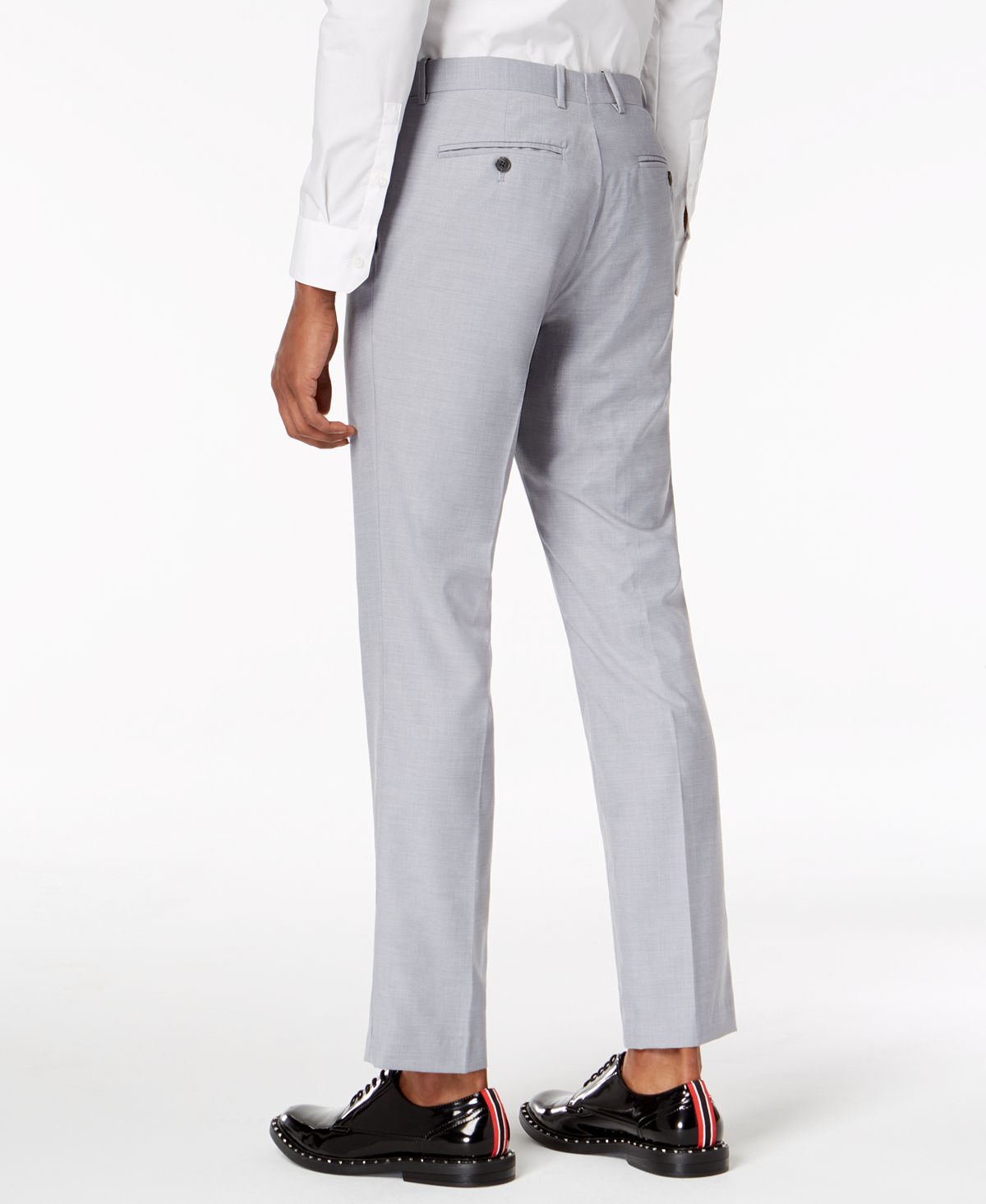 Inc International Concepts Inc Slim-fit Gray Suit Pants Grey
