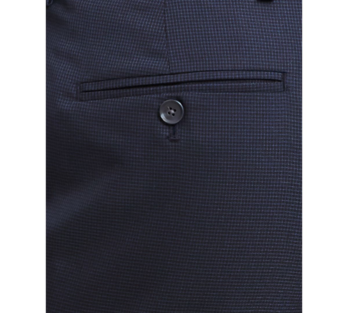Inc International Concepts Inc Slim-fit Micro Check Suit Pants Navy Combo