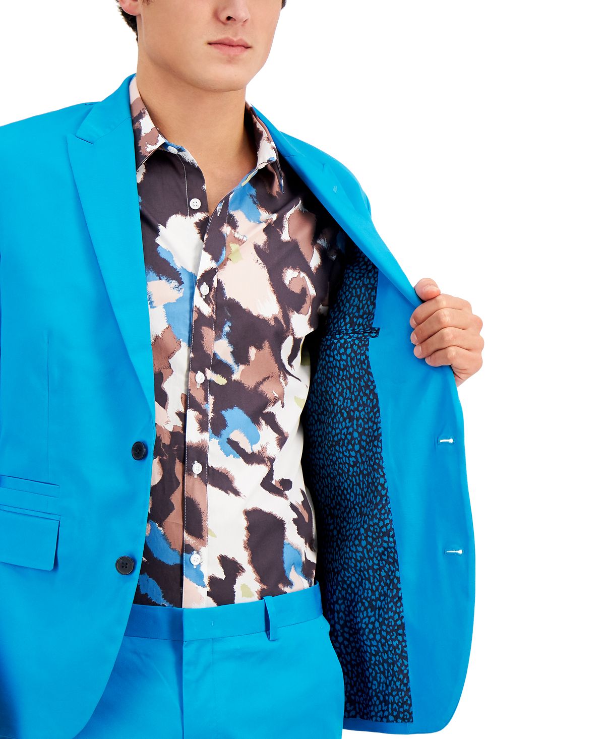 Inc International Concepts Inc Slim-fit Oliver Blazer Vibrant Turq