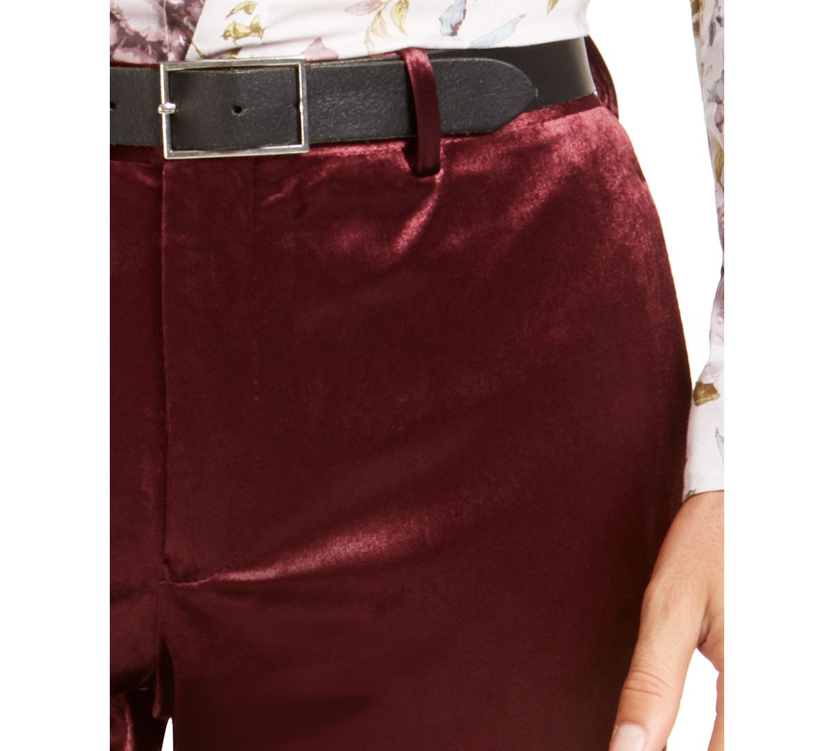 Inc International Concepts Inc Slim-fit Shiny Velvet Pants Friar