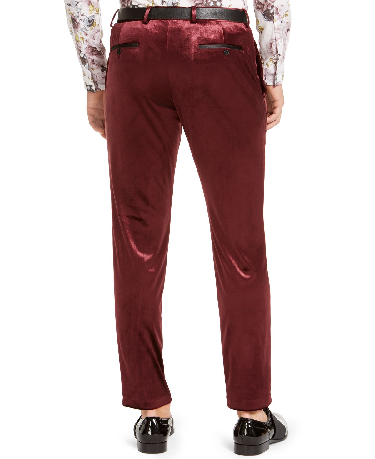 Inc International Concepts Inc Slim-fit Shiny Velvet Pants Friar