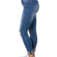Indigo Rein Juniors' Roll-cuff Skinny Jeans Medium Blue