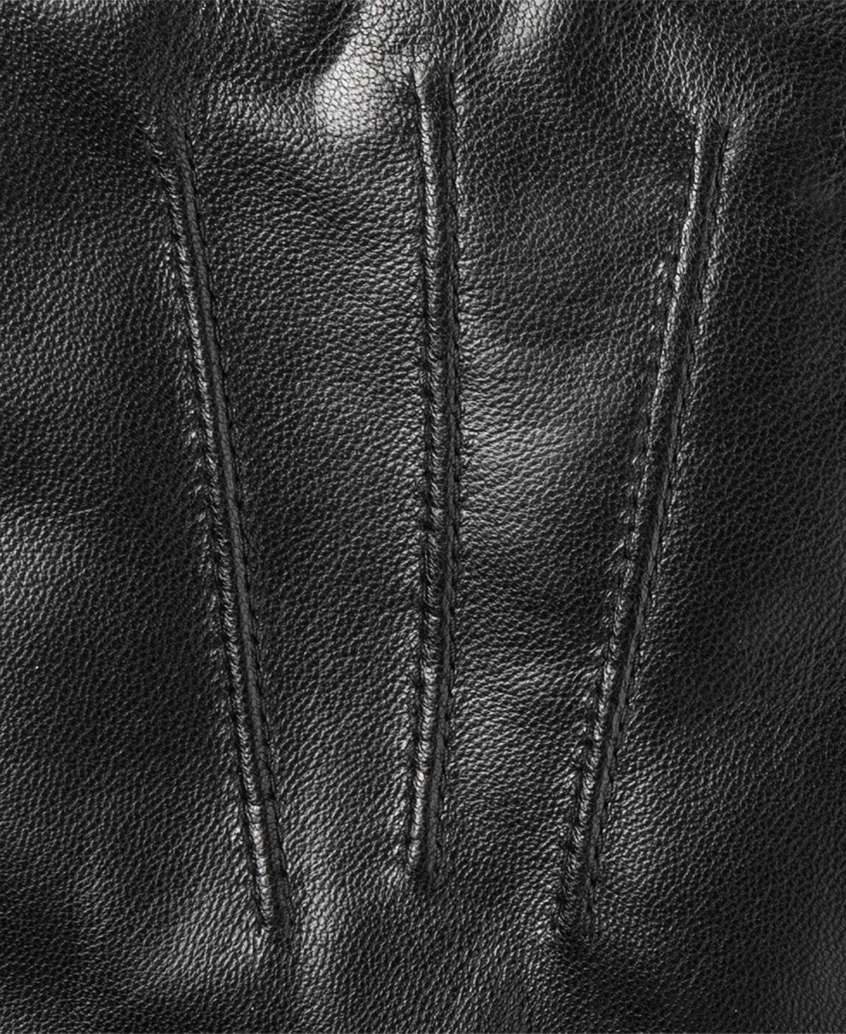 Isotoner Signature Genuine Leather Touchscreen Gloves Black