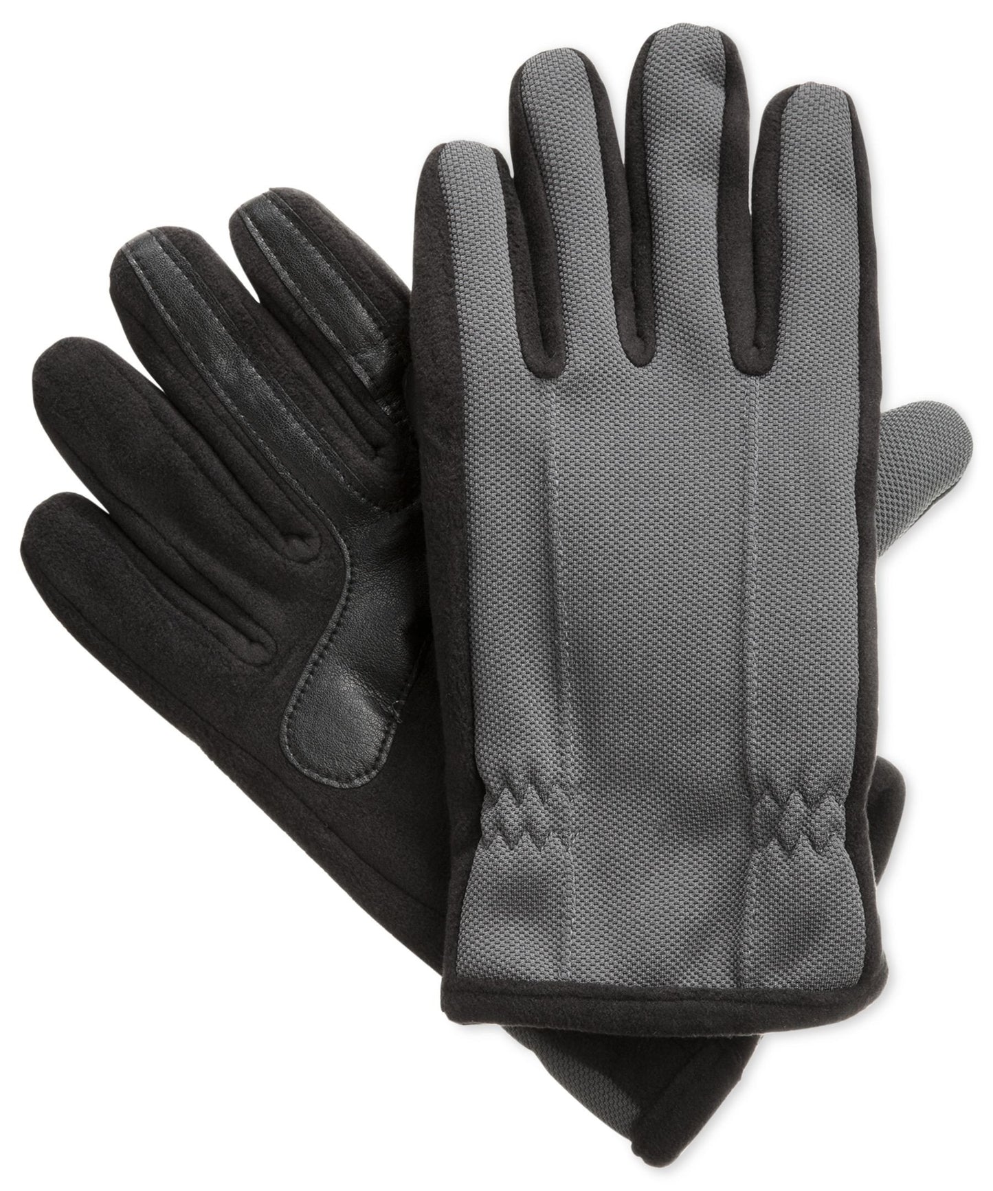 Isotoner Signature Grey Thermaflex Smartouch Tech Stretch Gloves