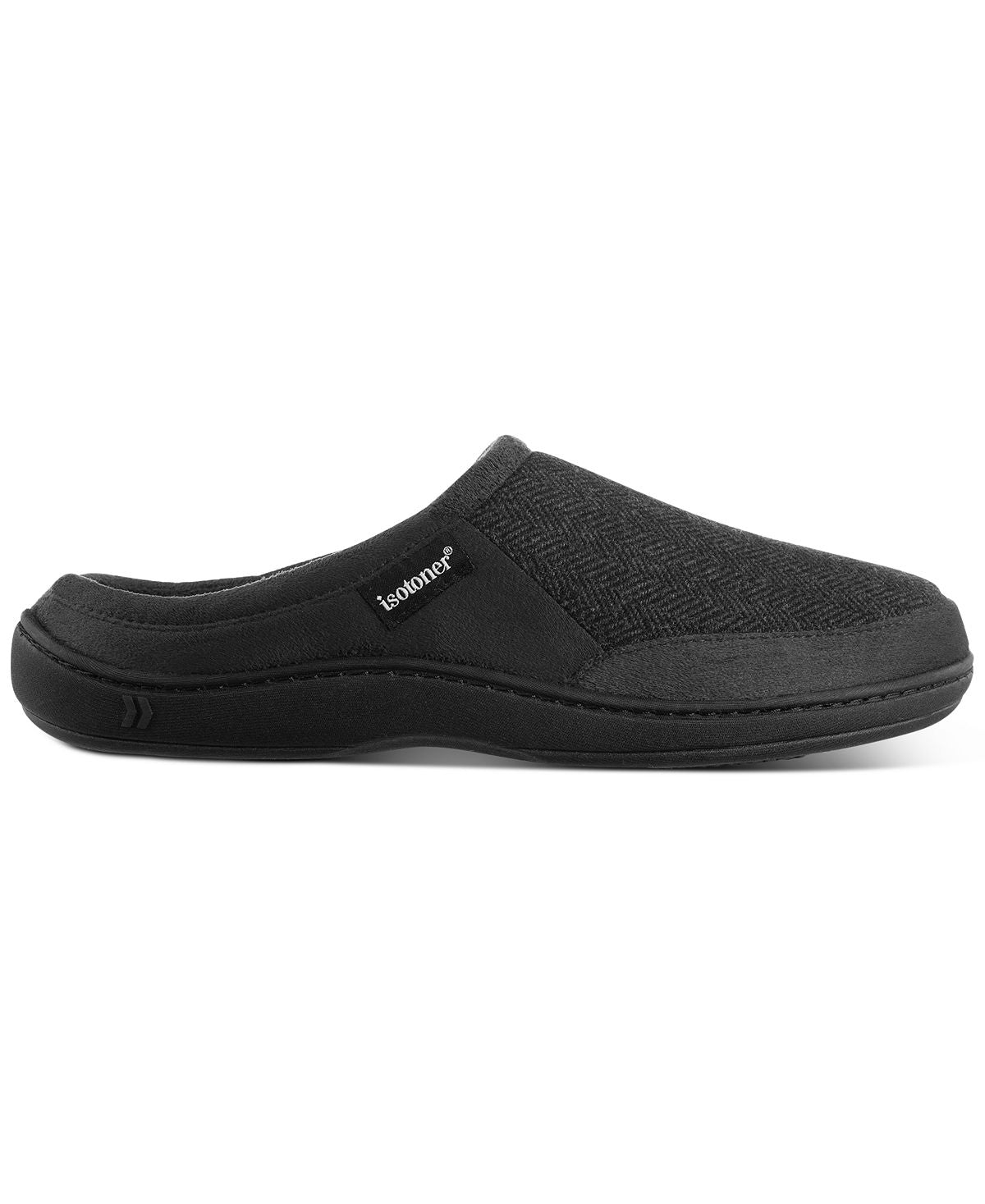 Isotoner Signature Isotoner Logan Hoodback Slippers Black