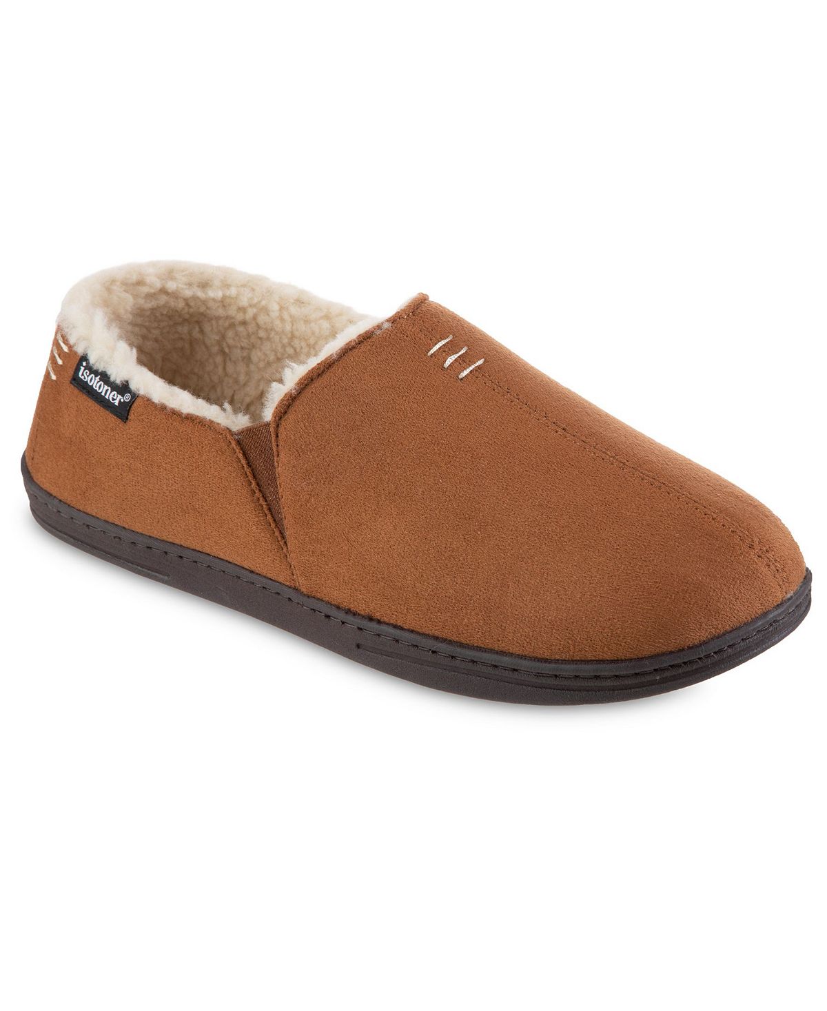 Isotoner Signature Nigel Closed Back Slipper Cognac