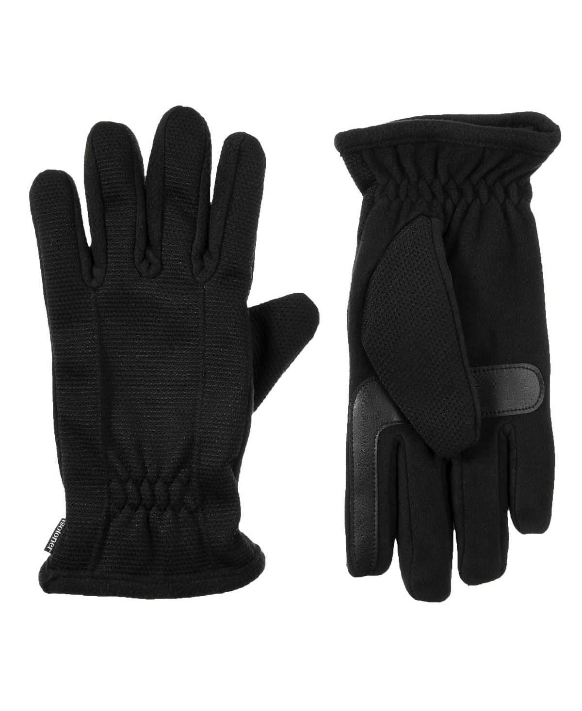 Isotoner Signature Tech Stretch Gloves Black Heat