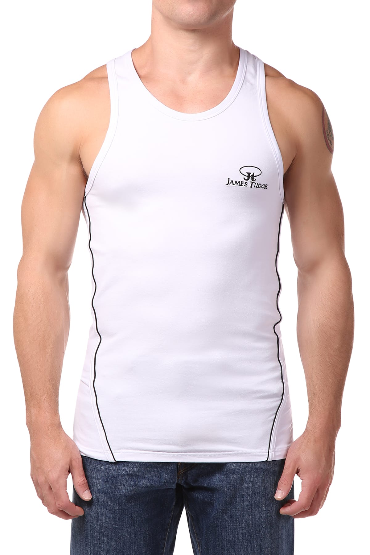 James Tudor White Sport Tank