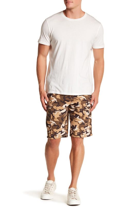 Jeffrey Banks Khaki Camo Cargo Short