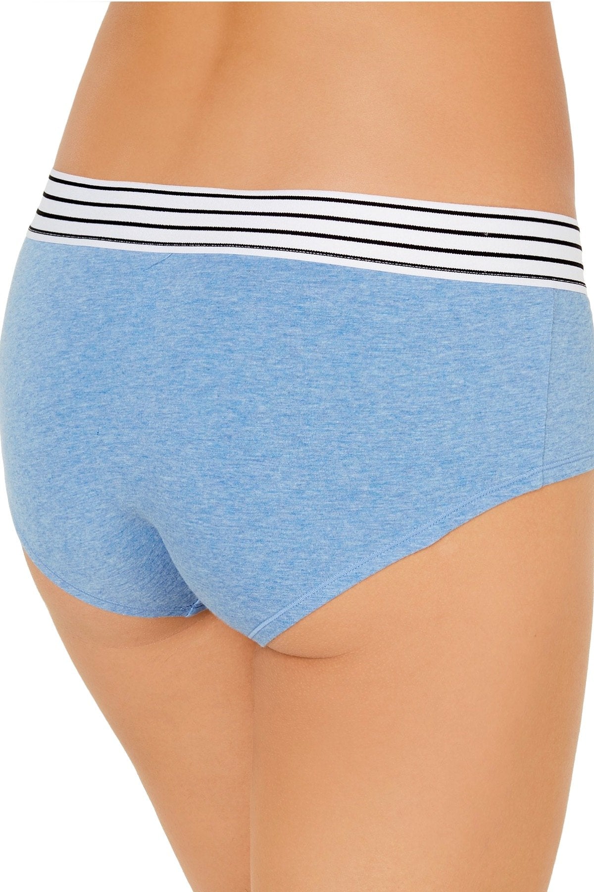 Jenni Elastic Waistband Hipster in Granada Blue
