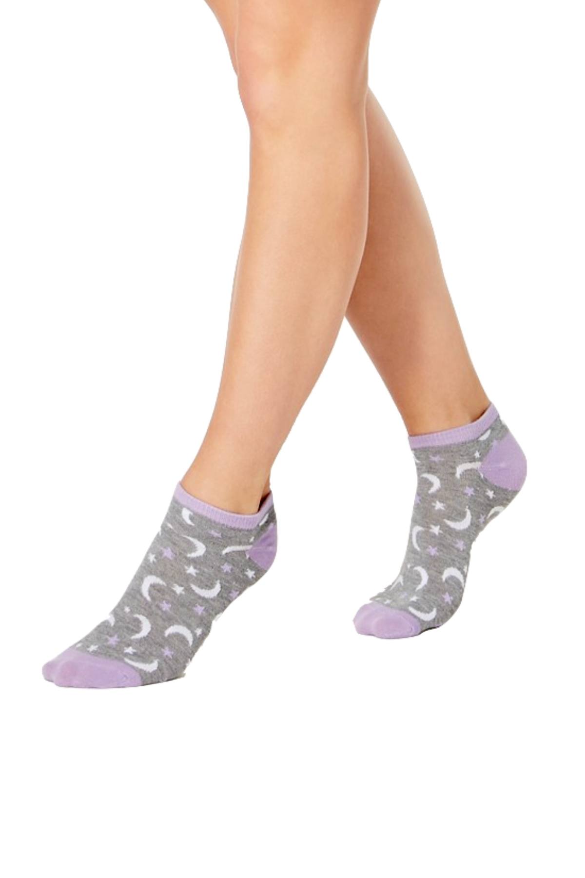 Jenni Graphic Print Sleepshirt & Socks 2-Pc Set in Summer Lilac