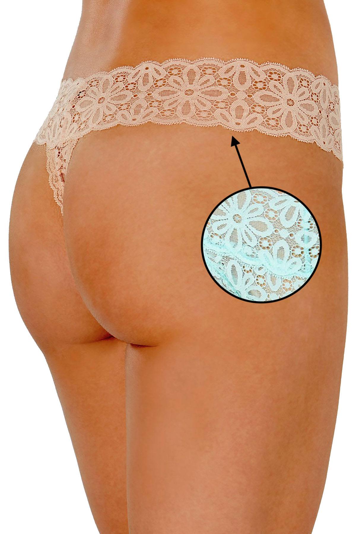Jenni Lace Thong in Excite Mint