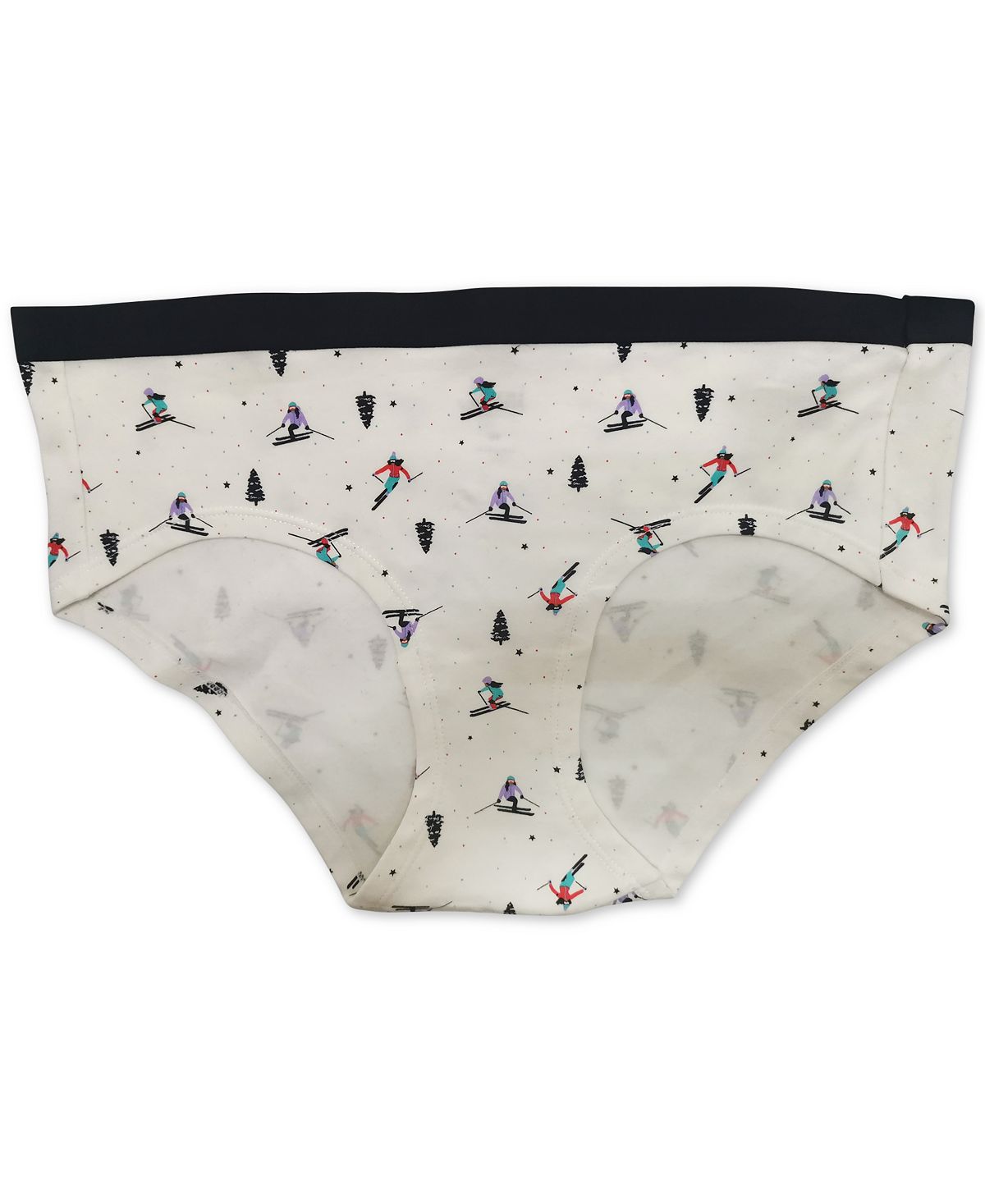 Jenni Wo Elastic Waist Hipster Underwear Ski Girls Multi