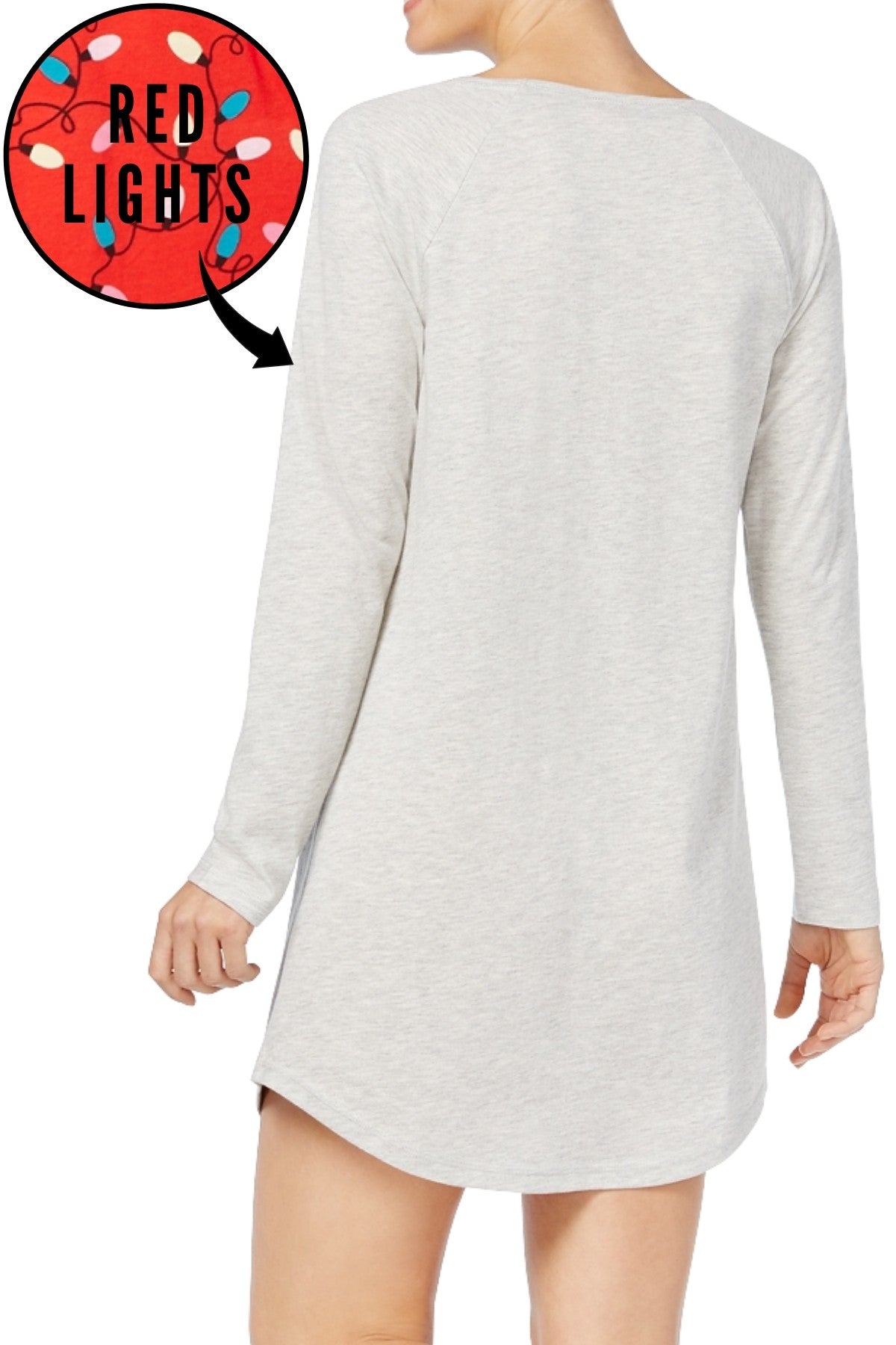 Jenni by Jennifer Moore Red Lights Graphic-Print Sleepshirt