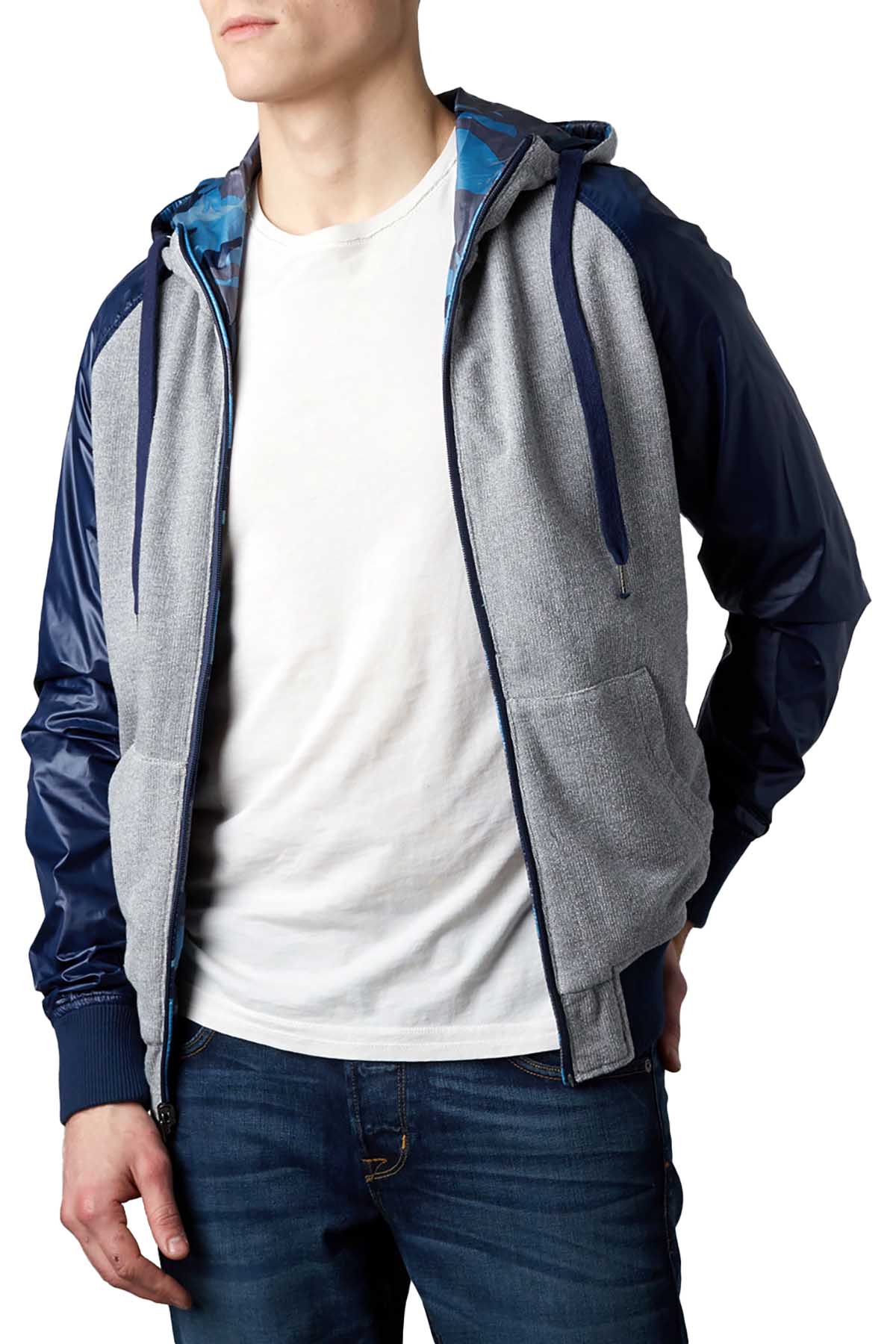 Jetlag Infinity Camo/Grey Reversible Jacket