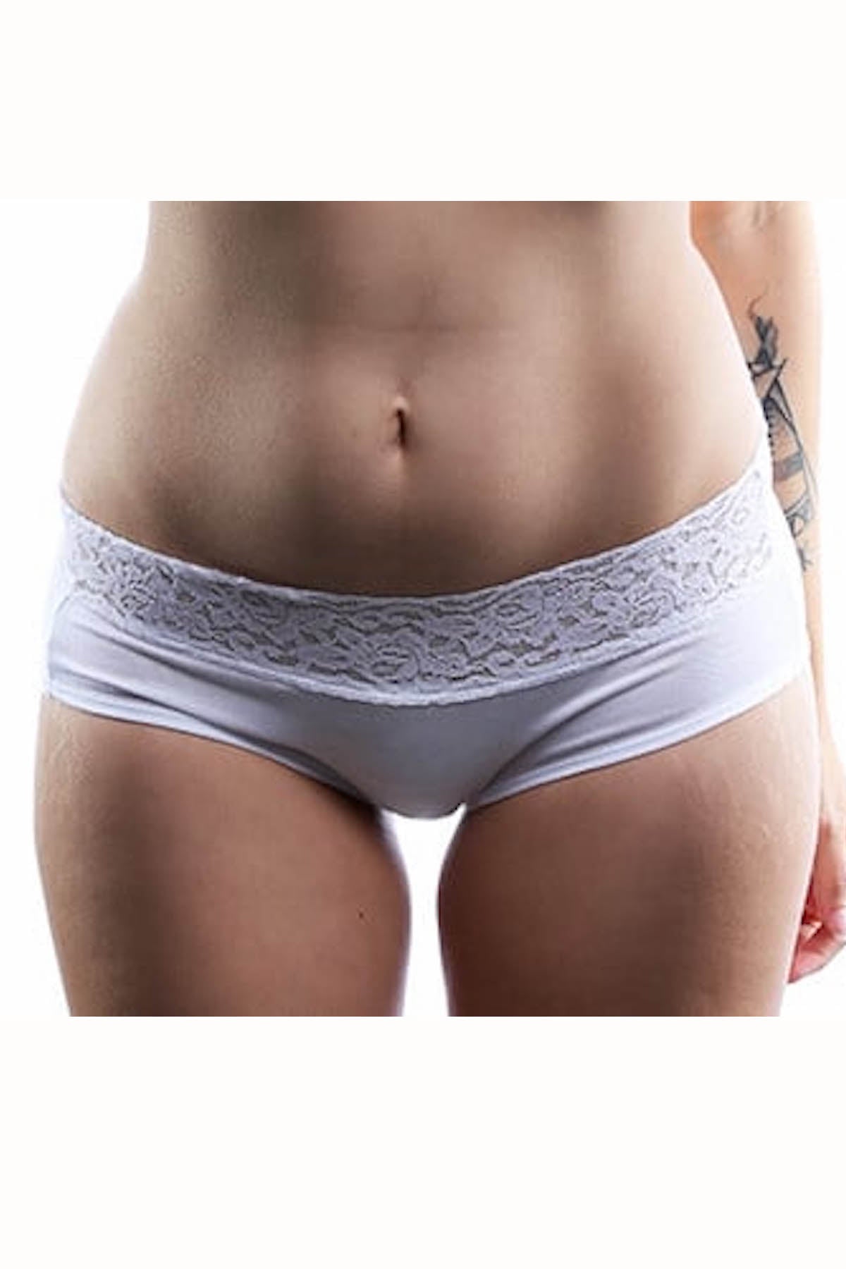 Jezebel White Cheeky Brief