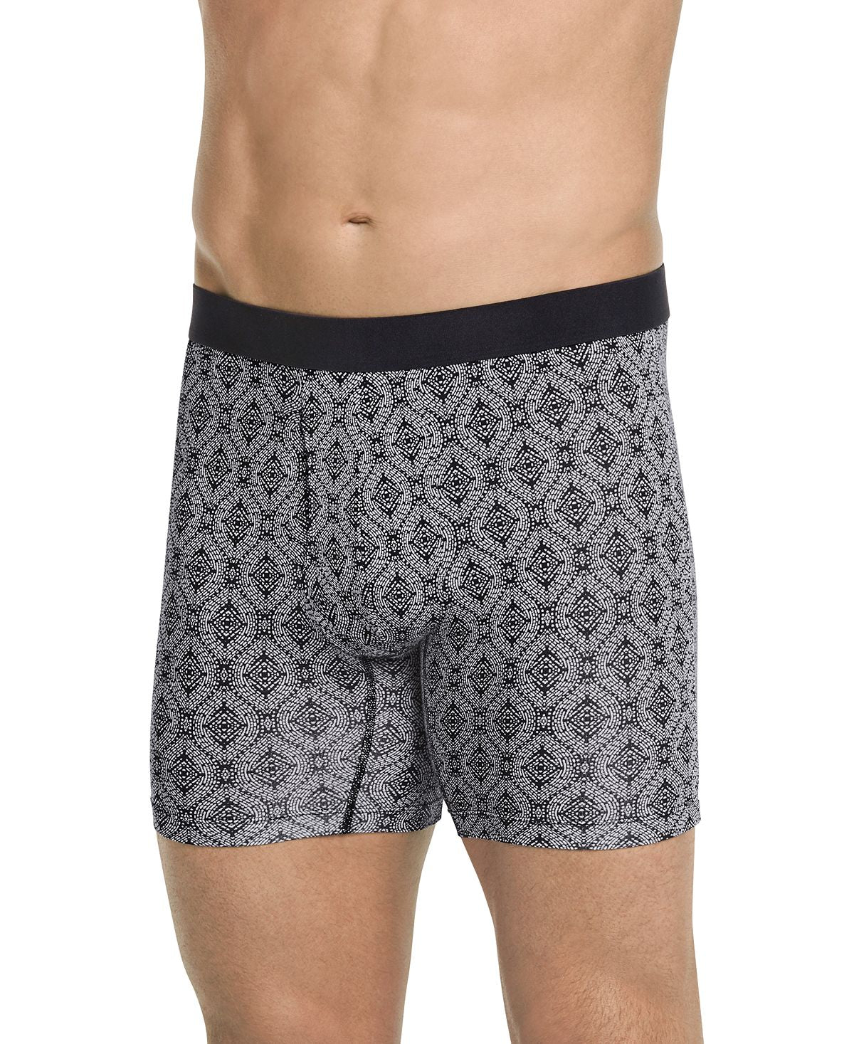 Jockey Flex 365 Modal Stretch Boxer Brief 3 Pack Blue Jay/Shibori Stitch/Black