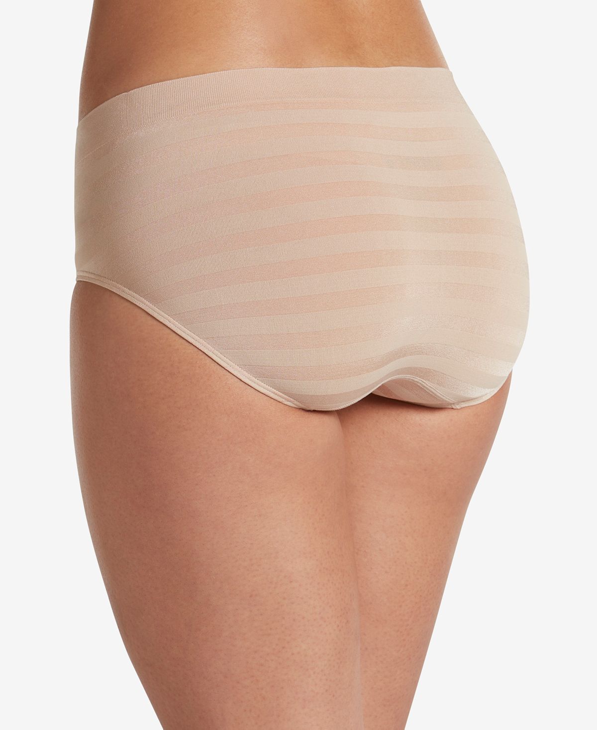 Jockey Matte And Shine Hipster Underwear 1307 Also Available In Extended Sizes Light (Nude 4)
