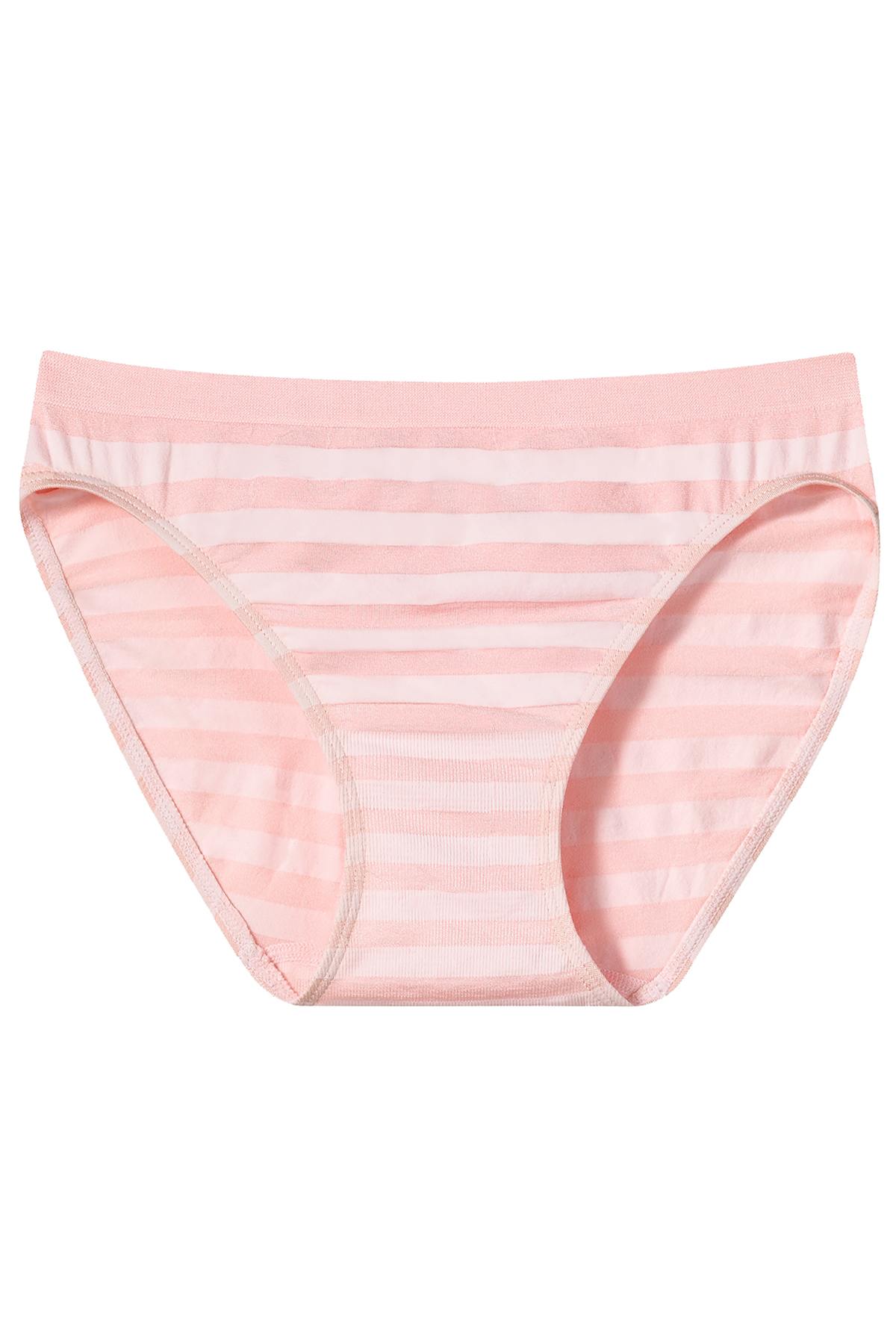 Jockey Soft Poppy Pink Seamfree Matte/Shine Bikini Brief CheapUndies