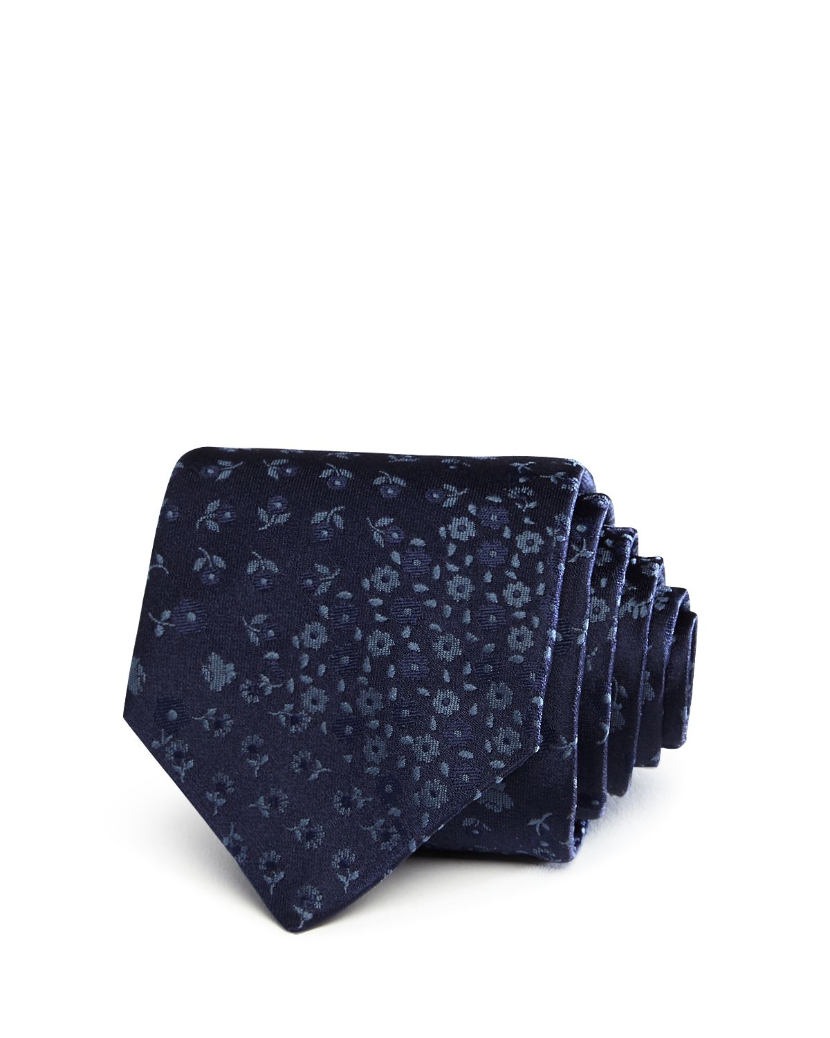 John Varvatos Star Usa Floral Classic Tie Navy