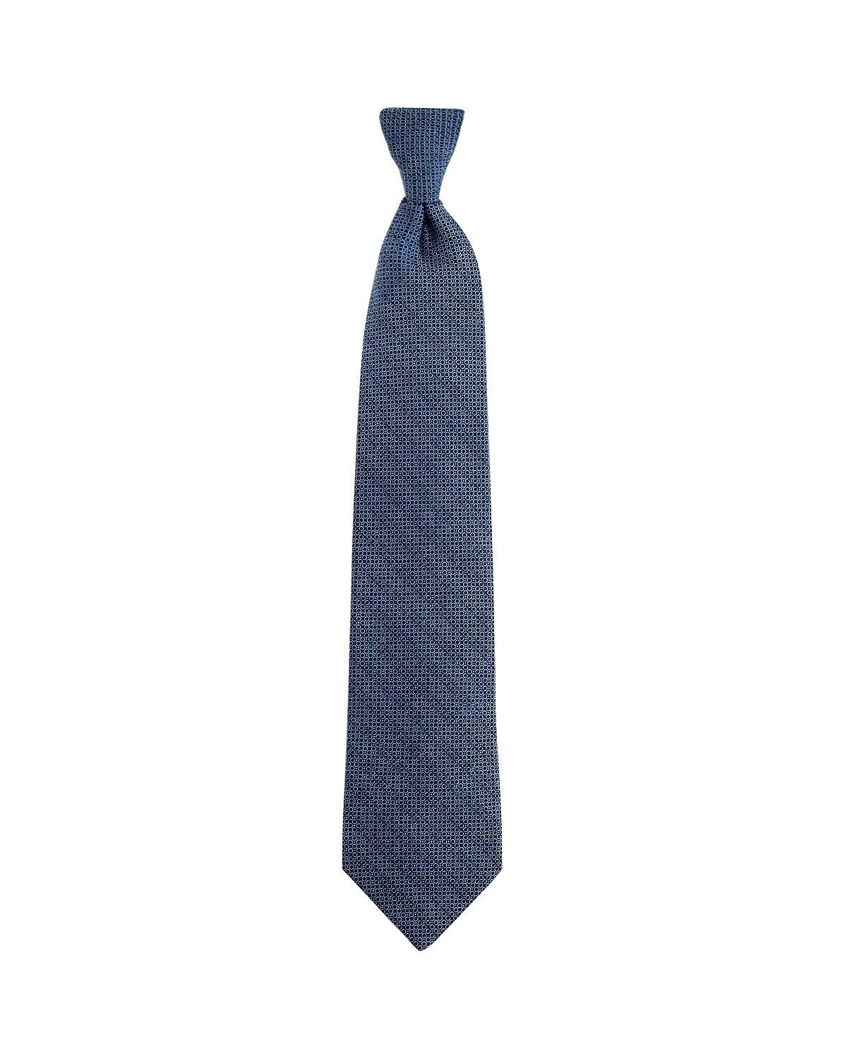 John Varvatos Star Usa Mini-circle Silk Classic Tie Summer Sky