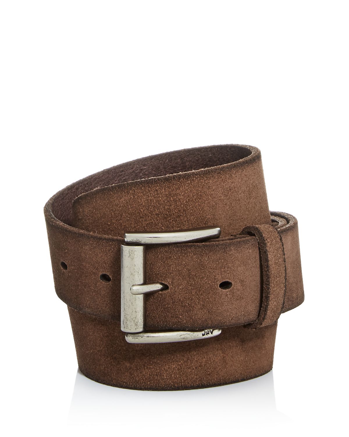 John Varvatos Star Usa Suede Belt Tan