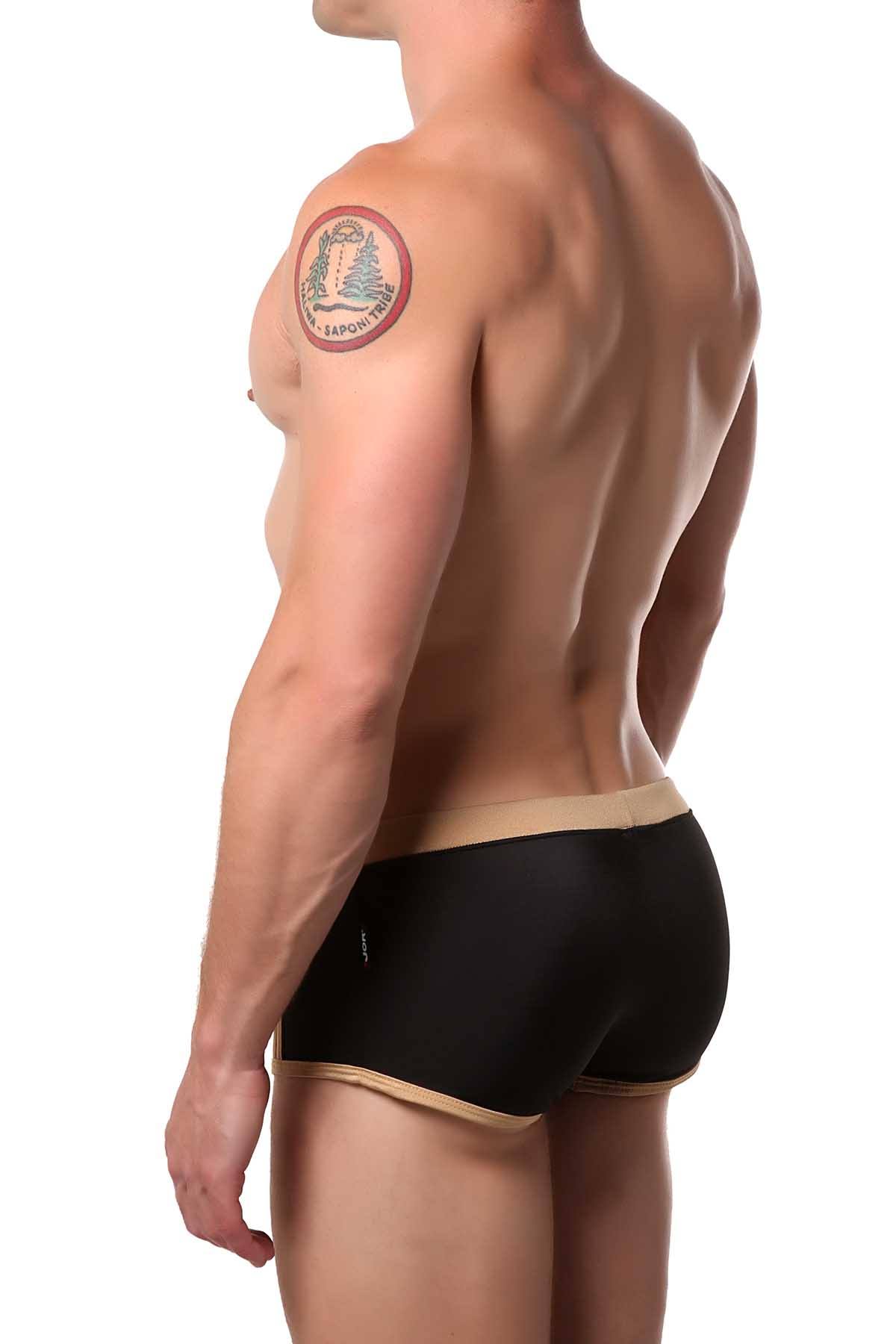 Jor Black/Gold Sport Swim Trunk