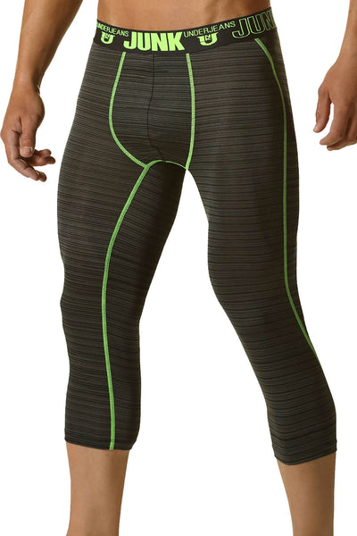 Junk Underjeans Green Balance Shin-Length Legging