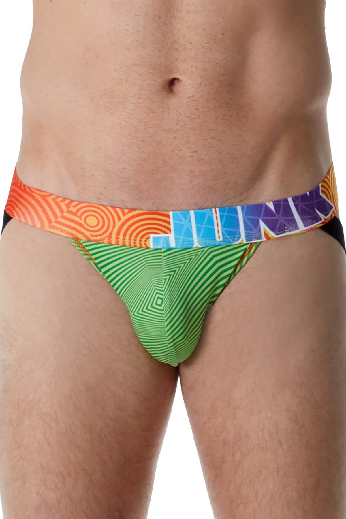 Junk Underjeans Green Zydeco Jockstrap