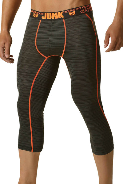 Junk Underjeans Orange Balance Shin-Length Legging