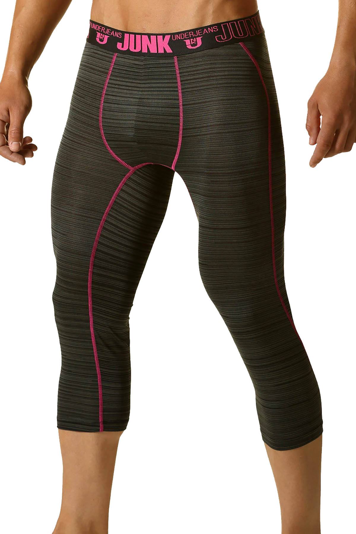 Junk Underjeans Pink Balance Shin-Length Legging