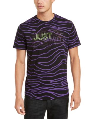 Just Cavalli Embellished Graphic Tee Black