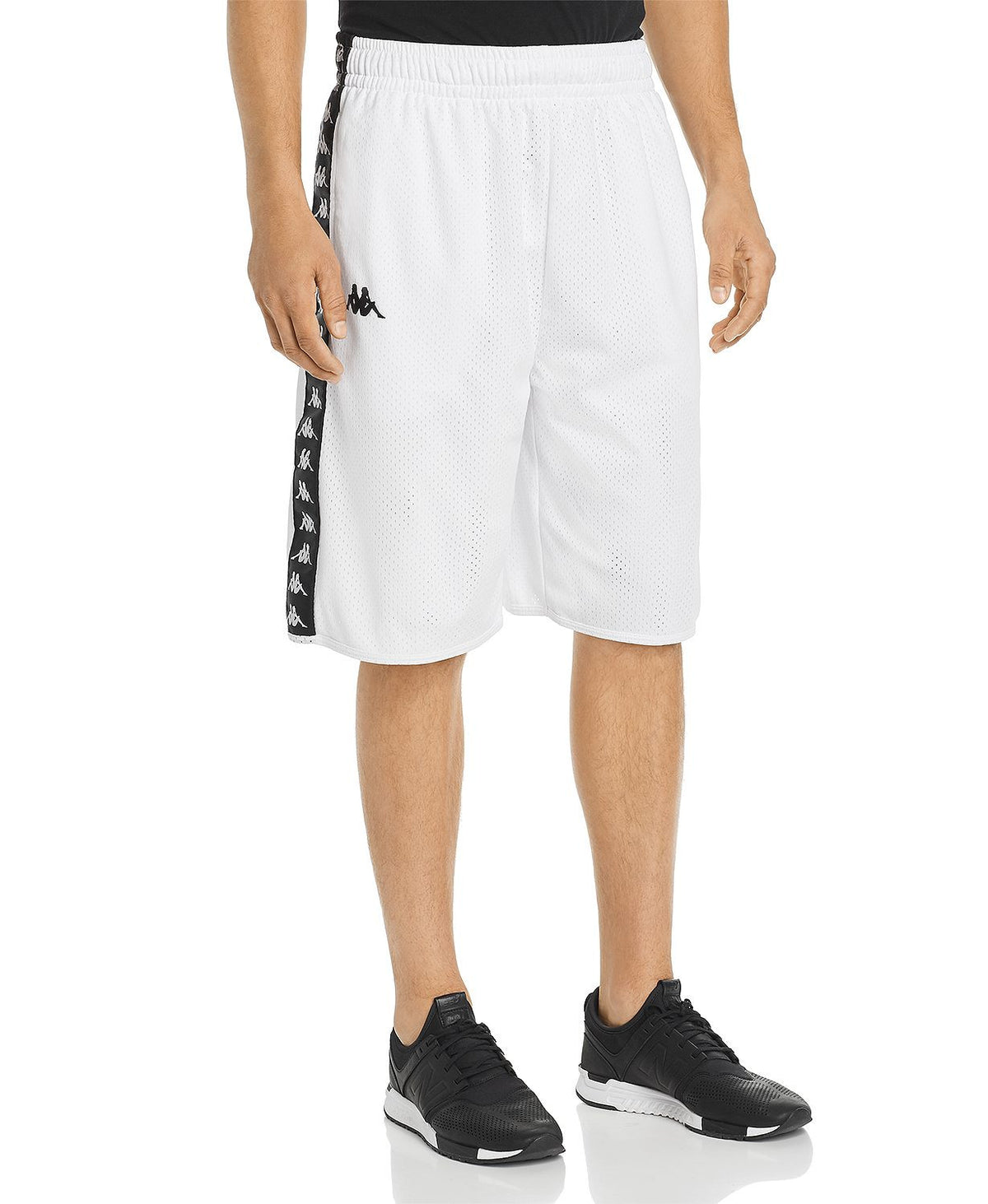 Kappa 222 Banda Basaf Mesh Shorts White/black