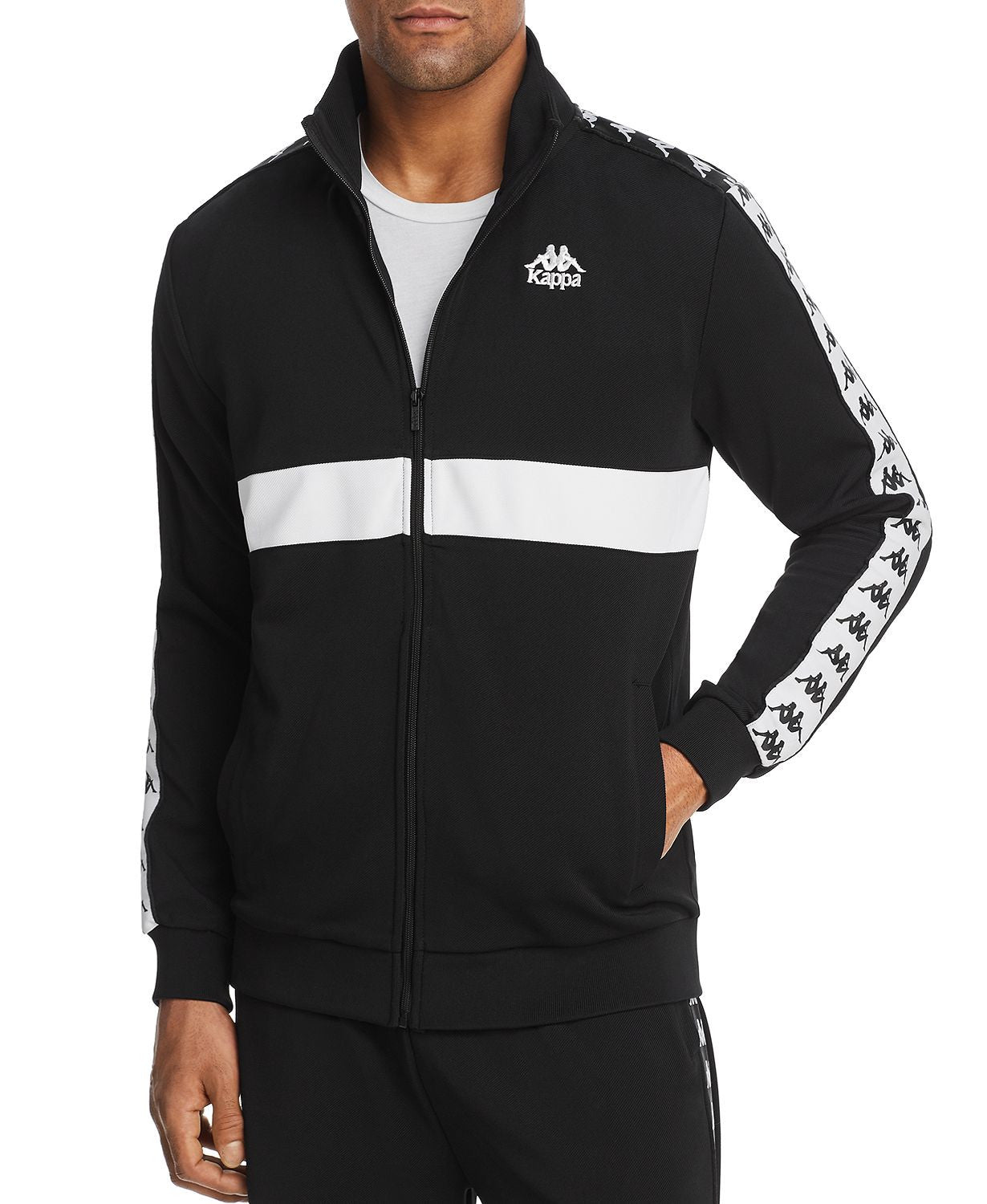Kappa 222 Banda Bizol Track Jacket Black/white
