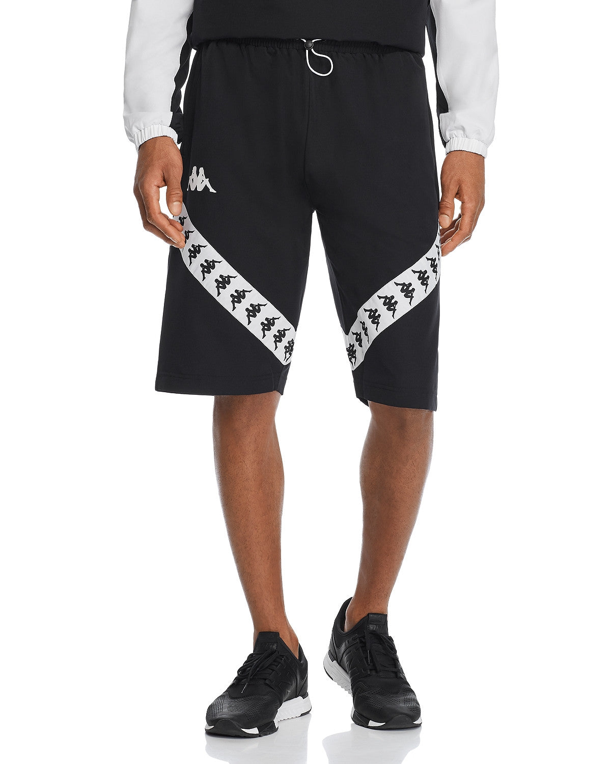 Kappa Banda Track Shorts Black/white
