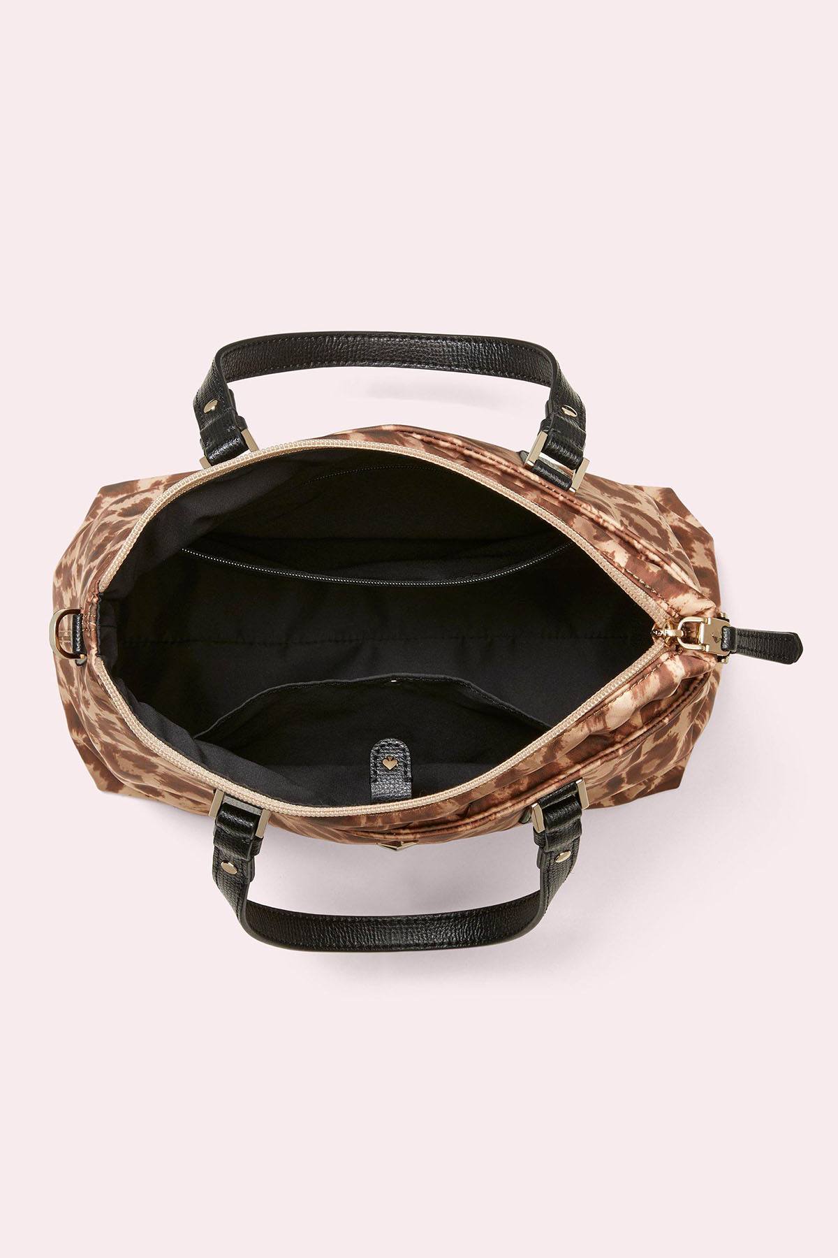 Kate Spade New York Taylor Leopard Small Crossbody Tote Bag in Natural