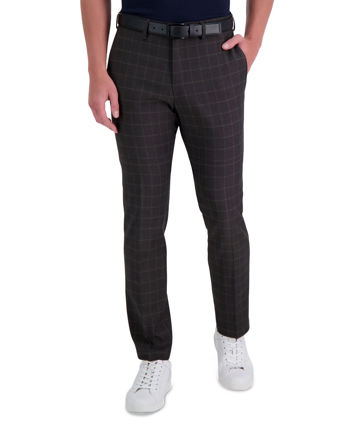Kenneth Cole Reaction Slim-fit Stretch Dress Pants Dk. Chocolate