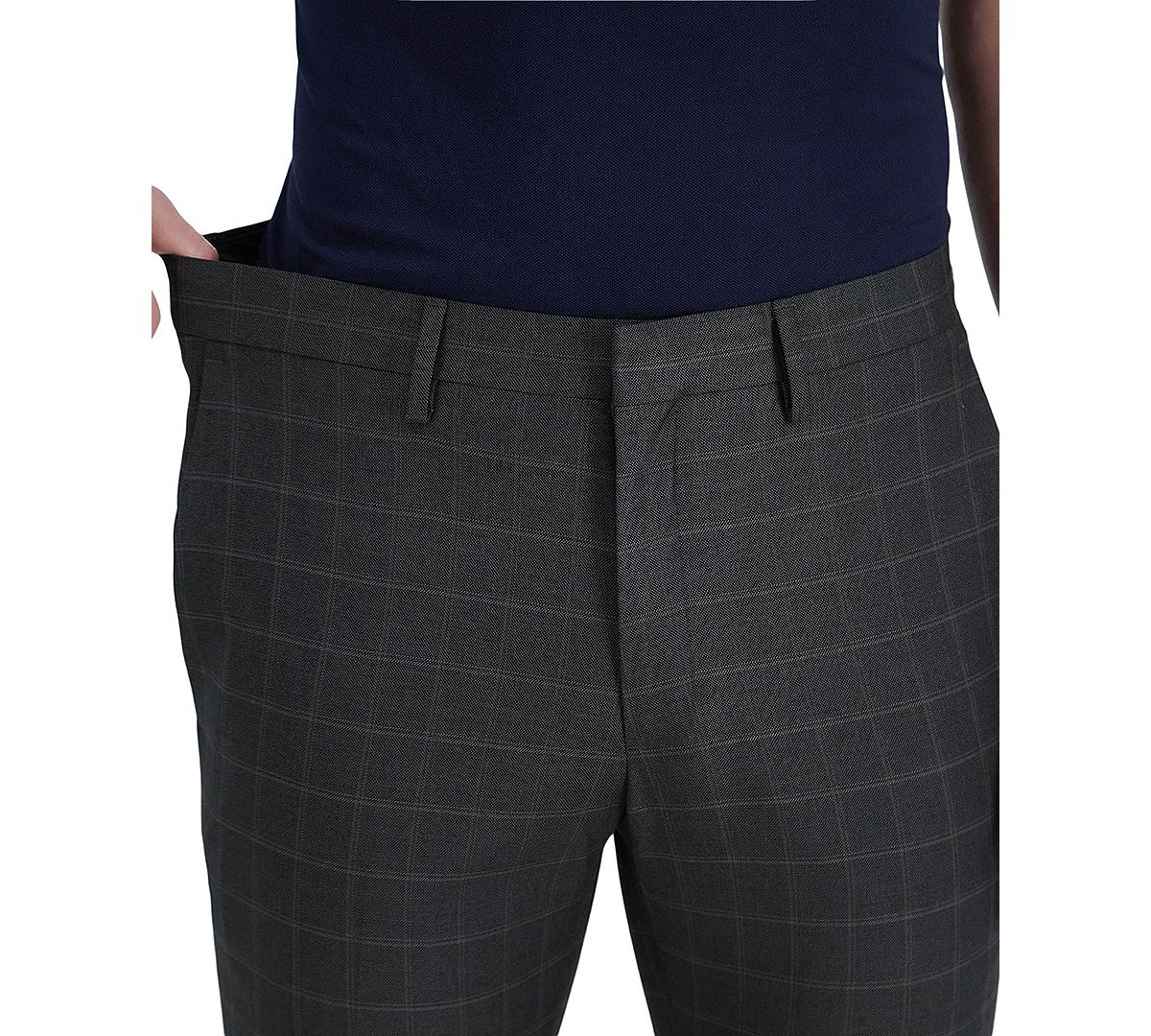 Kenneth Cole Reaction Slim-fit Stretch Dress Pants Dk. Chocolate