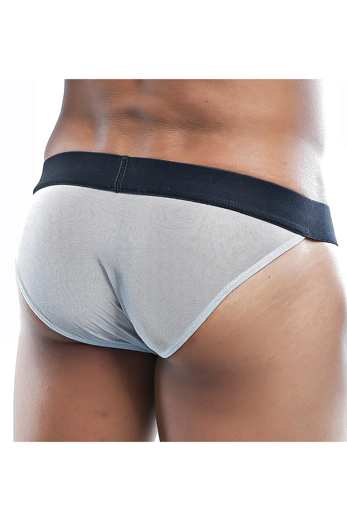 Kyle Grey Sheer Mesh Bikini