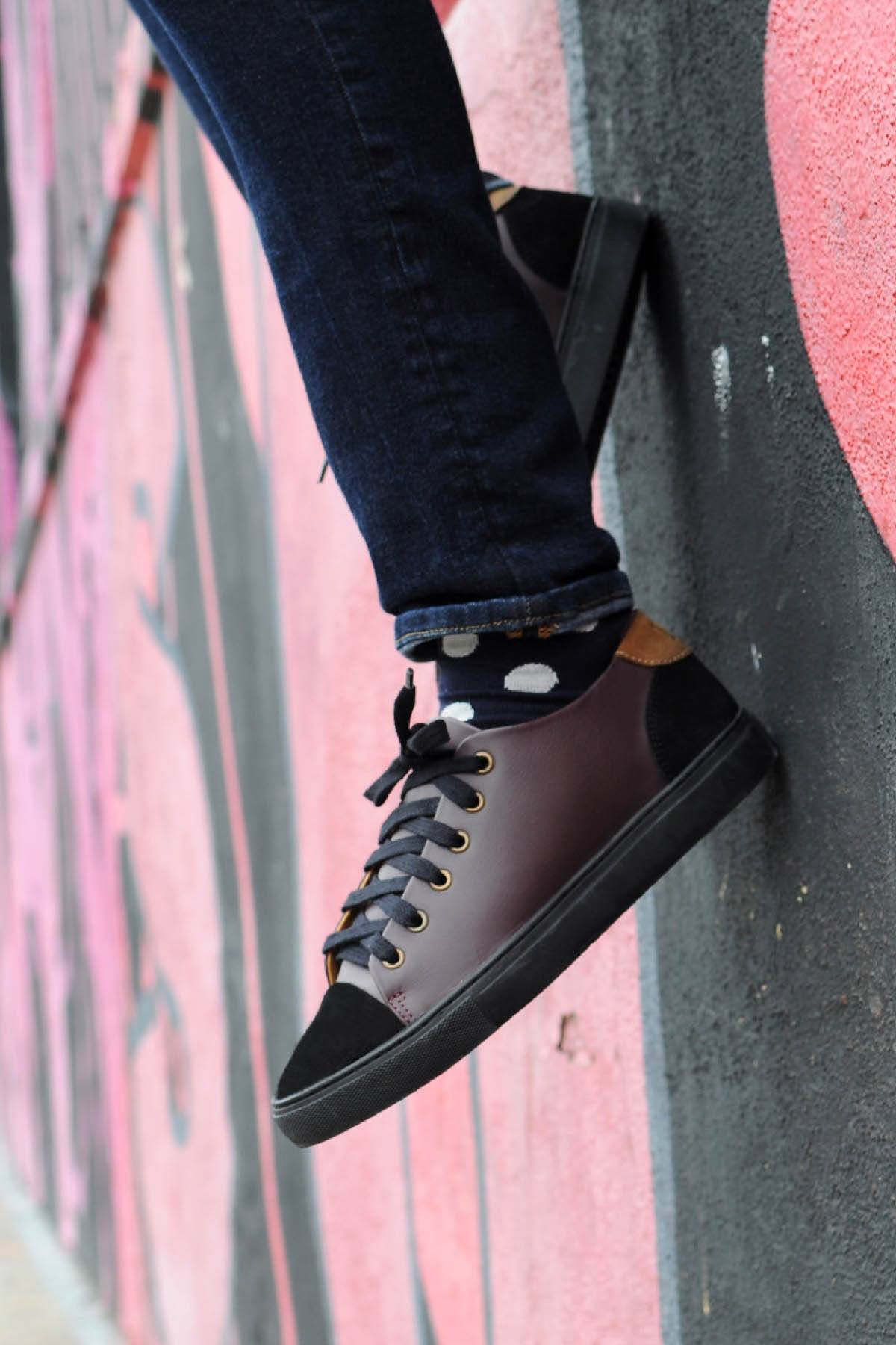 LaK Denizen Vino & Black Shoe