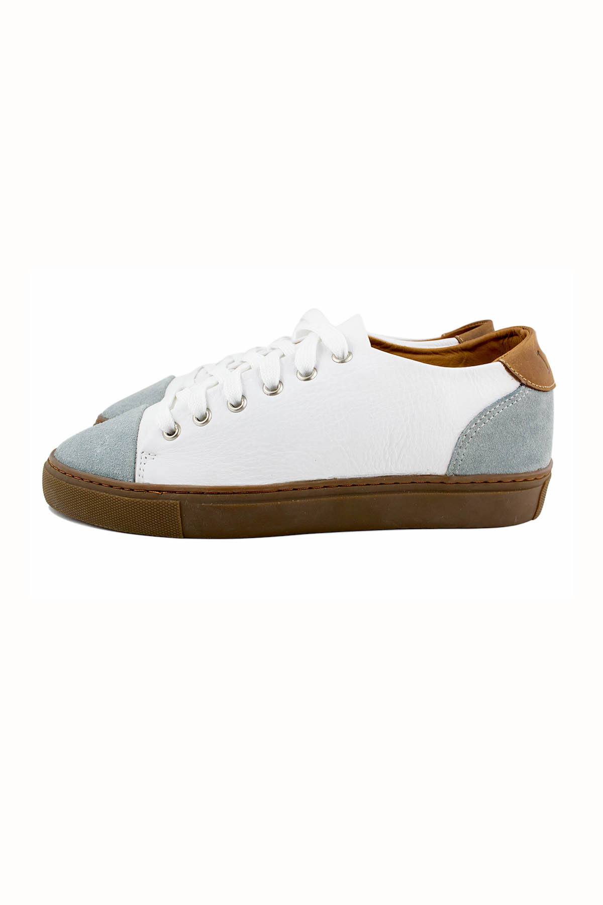 LaK Denizen White & Gris Shoe