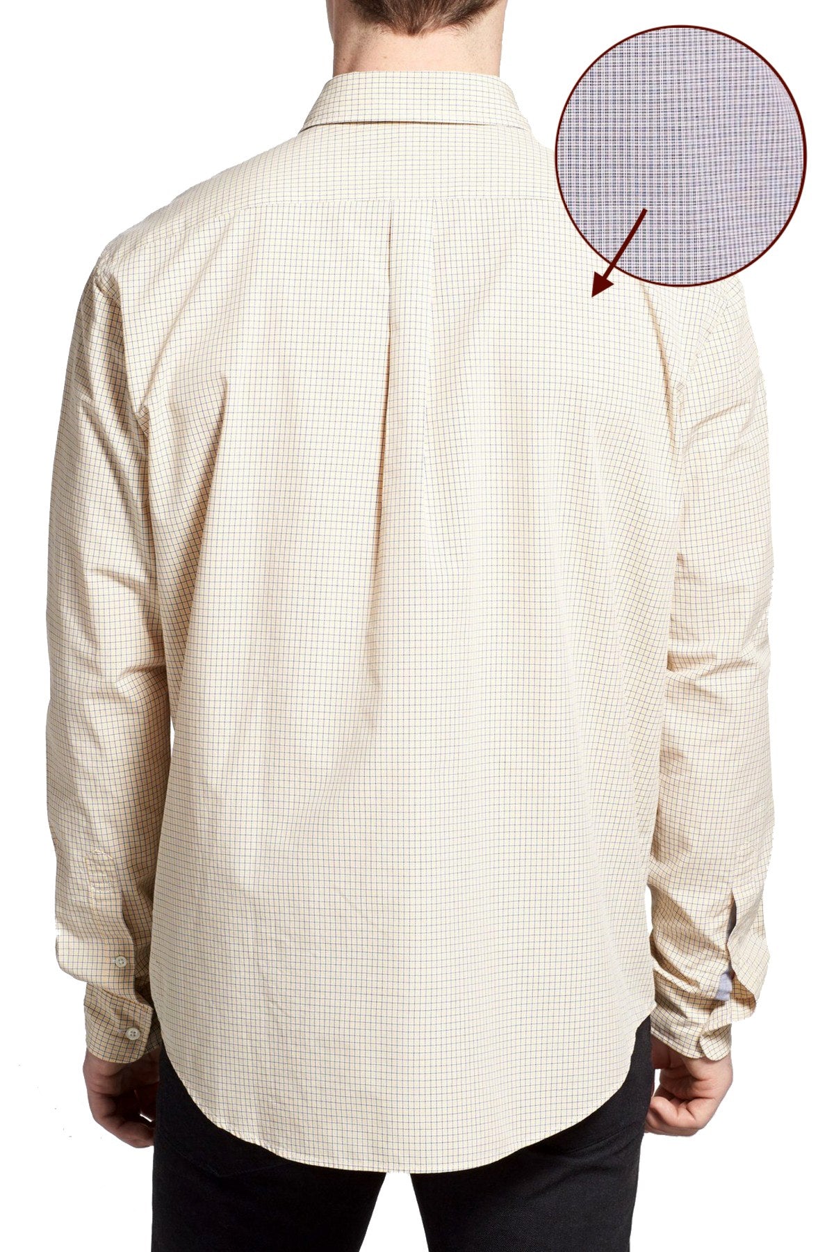 Lacoste Boreal-Blue/White Regular Fit Woven Shirt