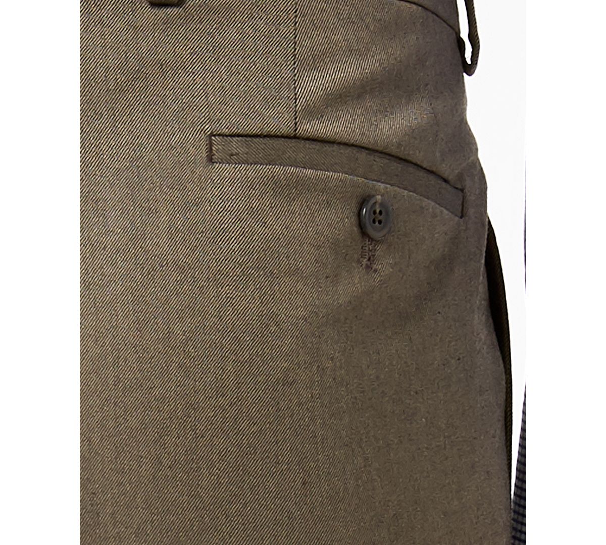 Lauren Ralph Lauren Classic-fit Ultraflex Stretch Micro-twill Pleated Dress Pants Taupe