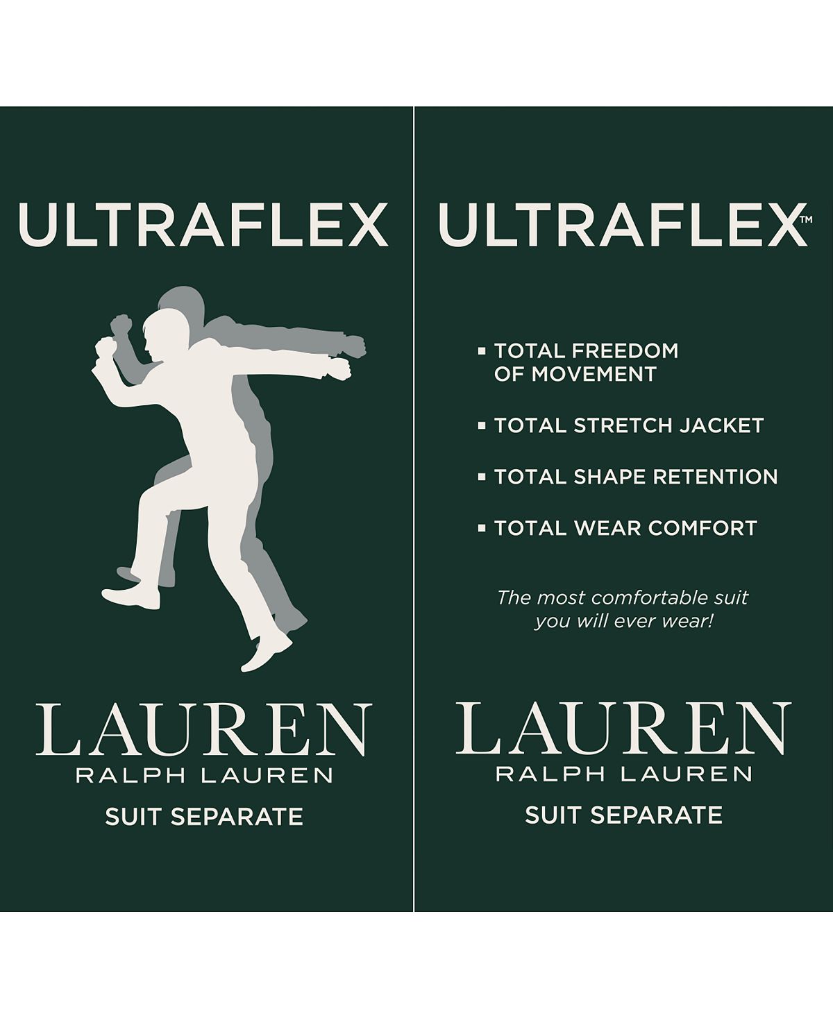 Lauren Ralph Lauren Solid Ultraflex Classic-fit Wool Dress Pants Medium Blue