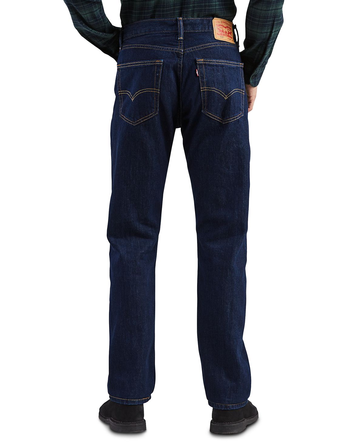 Levi's 505 Regular-fit Non-stretch Jeans Rinse Wash