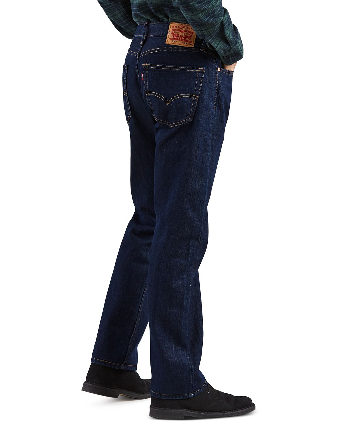 Levi's 505 Regular-fit Non-stretch Jeans Rinse Wash